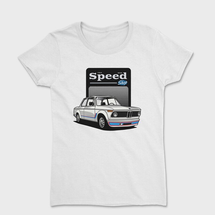 1974 bmw 2002 turbo, Дамска Тениска