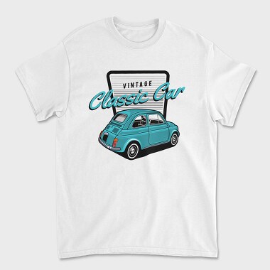 1975 Fiat 500, Unisex Men's T-Shirt