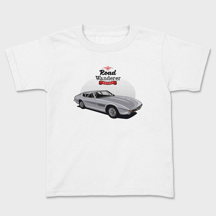 Maserati Ghibli (1970), Kids' T-Shirt