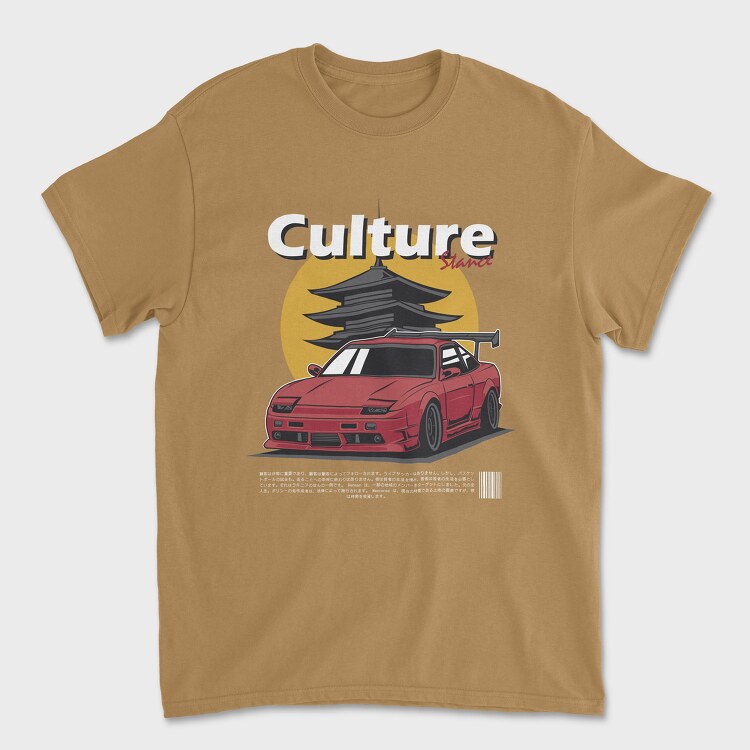 Culture Japan Car, Unisex Men's T-Shirt