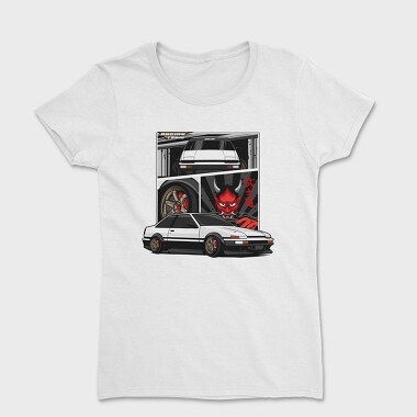 Devil White Car Japan, Women's T-Shirt