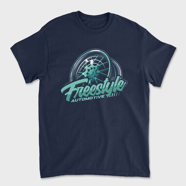 Freestyle Automotive Rim, Unisex Men's T-Shirt