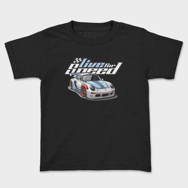 Live for Speed Porsche, Kids' T-Shirt