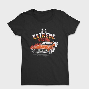 Racing Old Mustang, Women's T-Shirt