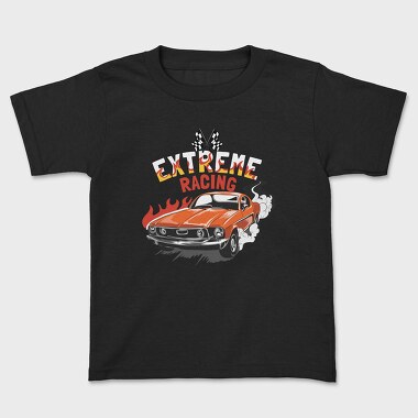 Racing Old Mustang, Kids' T-Shirt