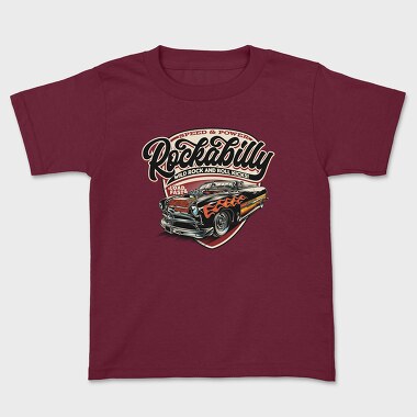 Rockabilly Wild Rock and Roll Kicks, Kids' T-Shirt