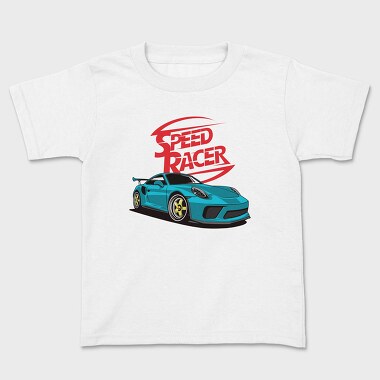 Kids' T-Shirt, Speed Racer Porsche