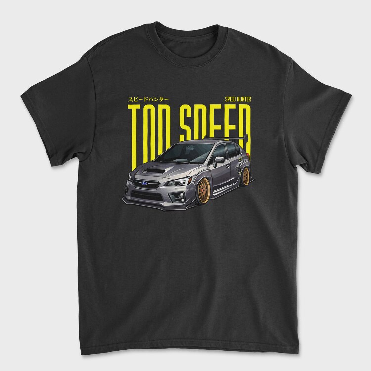 Top Speed Subaru, Unisex Men's T-Shirt