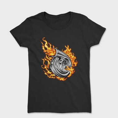 Turbo Flame, Women's T-Shirt