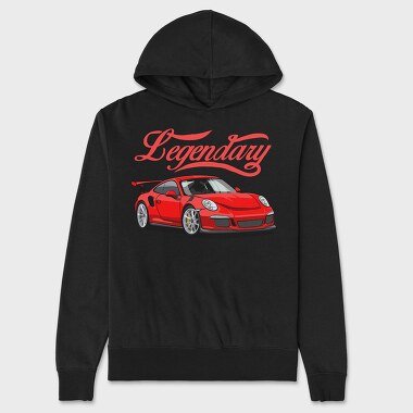 Legendary Porsche, Unisex Men's Hoodie