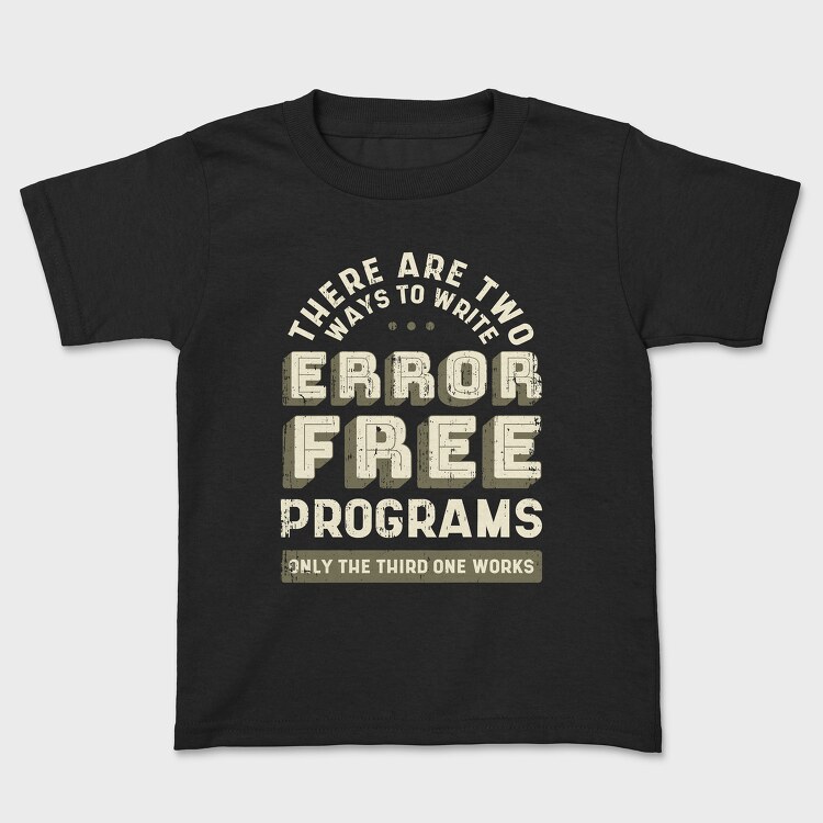 Programmer Error, Kids' T-Shirt