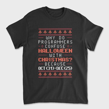 Programmer Halloween, Unisex Men's T-Shirt
