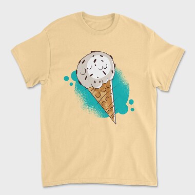 Chocolate Chipicecream, Unisex Men's T-Shirt