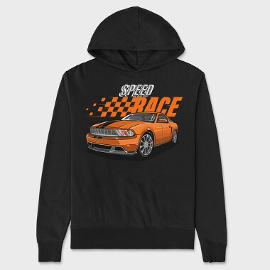 Speed Race Mustang, Unisex Men's Hoodie