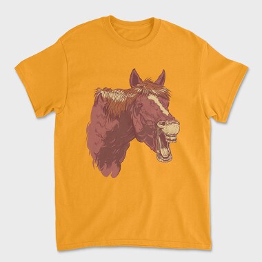 Unisex Men's T-Shirt, Horse Head