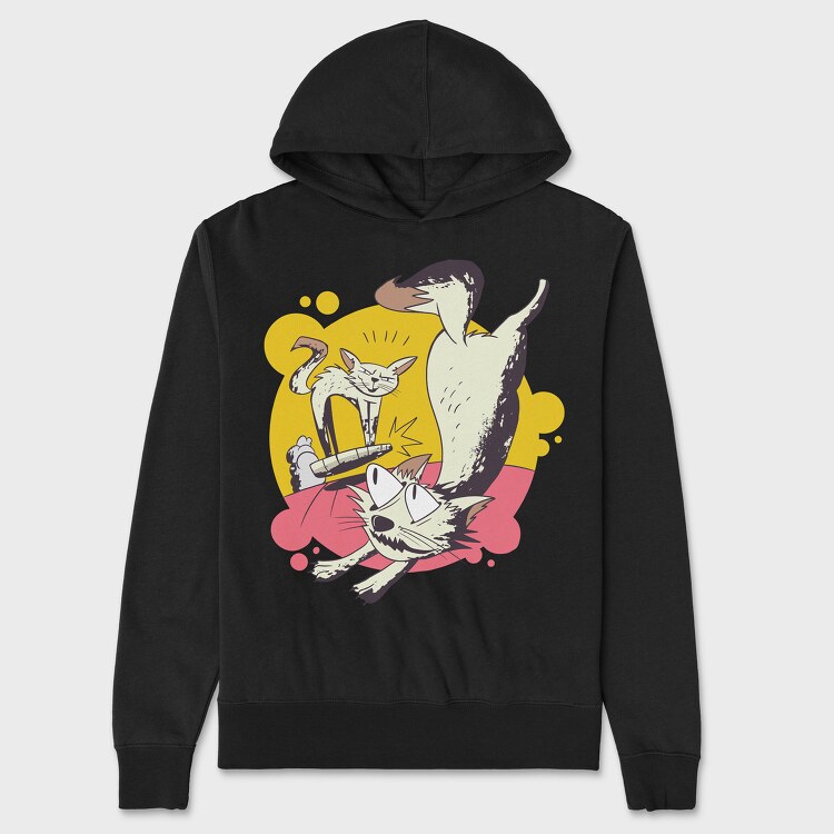Cats, Unisex Men's Hoodie