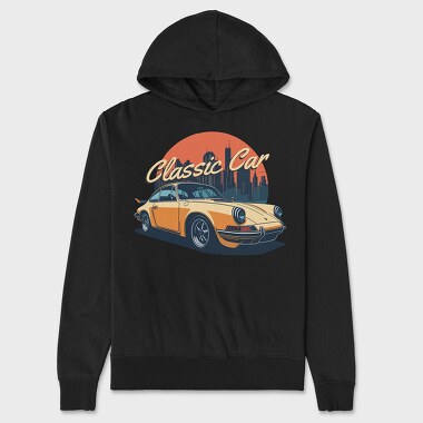 Classic Car Porsche, Unisex Men's Hoodie