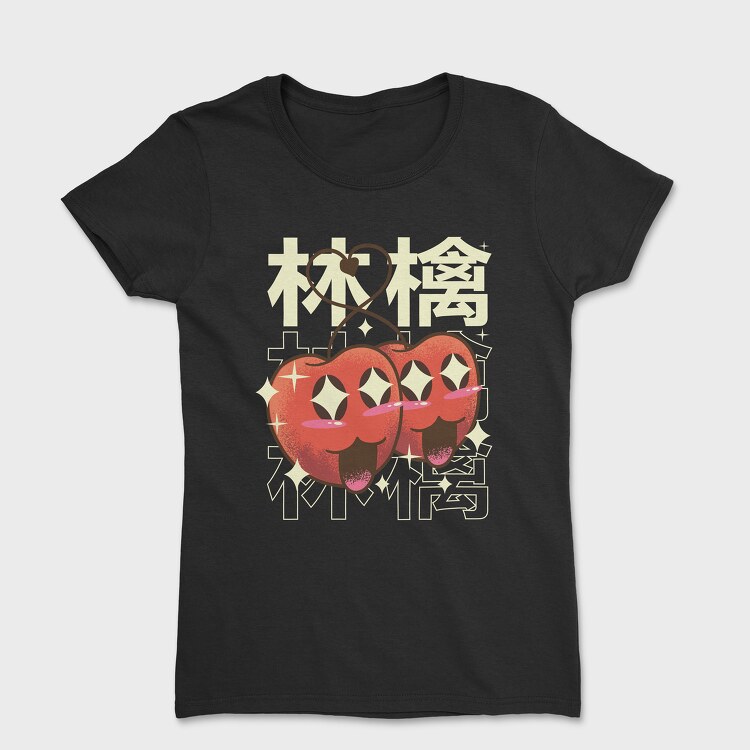Apple Crazy Kawaii, Women's T-Shirt