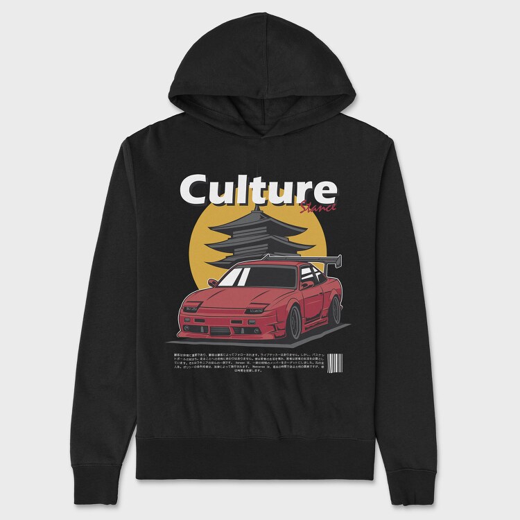 Culture Japan Car, Унисекс Мъжко Суичър