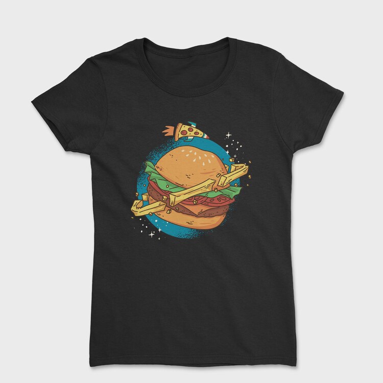 Burger Planet, Women's T-Shirt