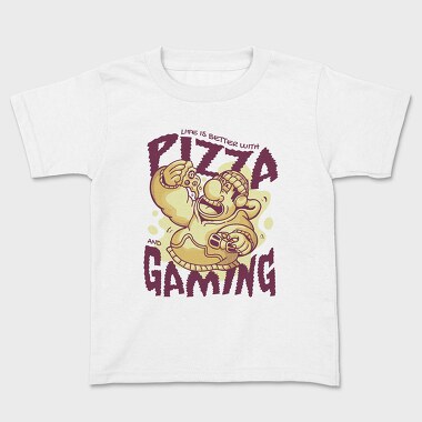 Pizza Guy Gaming, Kids' T-Shirt