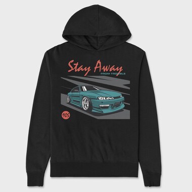 Stay Away Silva, Unisex Men's Hoodie