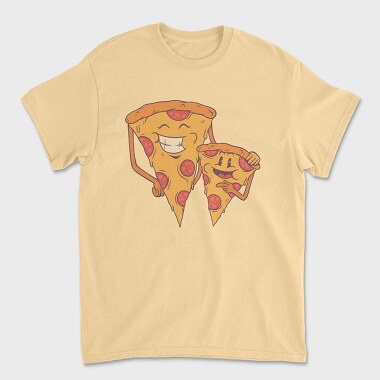 Pizza Family, Unisex Men's T-Shirt