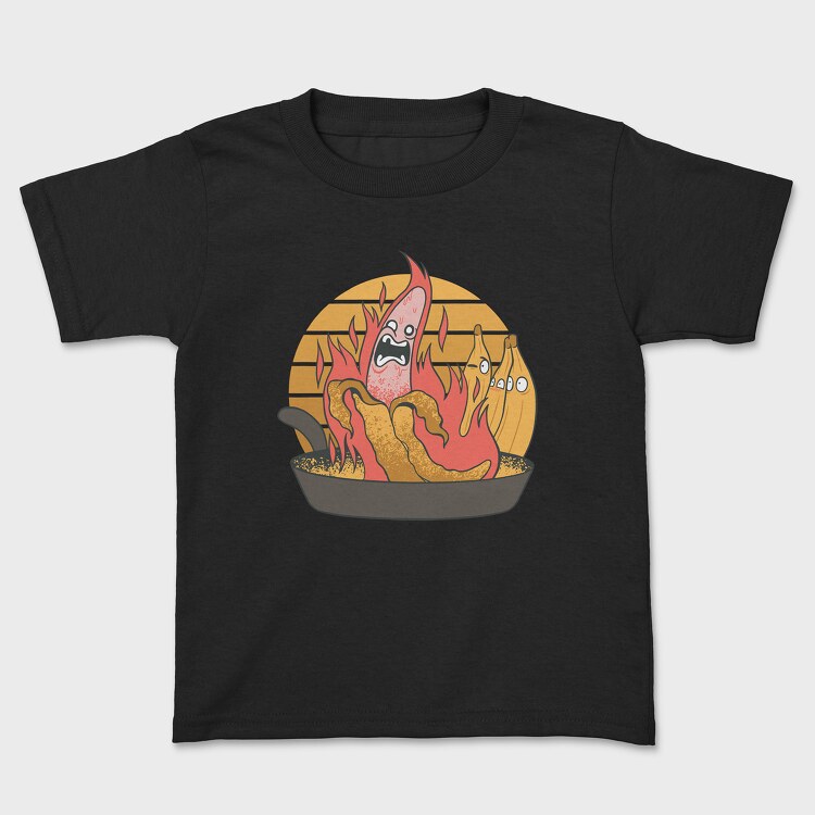 Banana Fire, Kids' T-Shirt