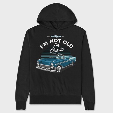 1956 chevy bel air convertible 2, Unisex Men's Hoodie