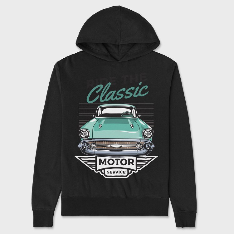 1957 Chevrolet Bel Air, Unisex Men's Hoodie
