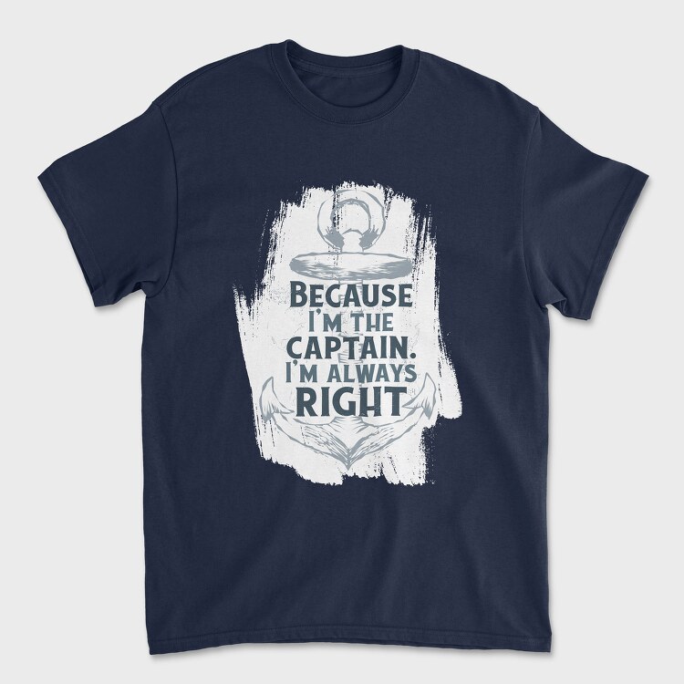 Captain, Унисекс Мъжка Тениска