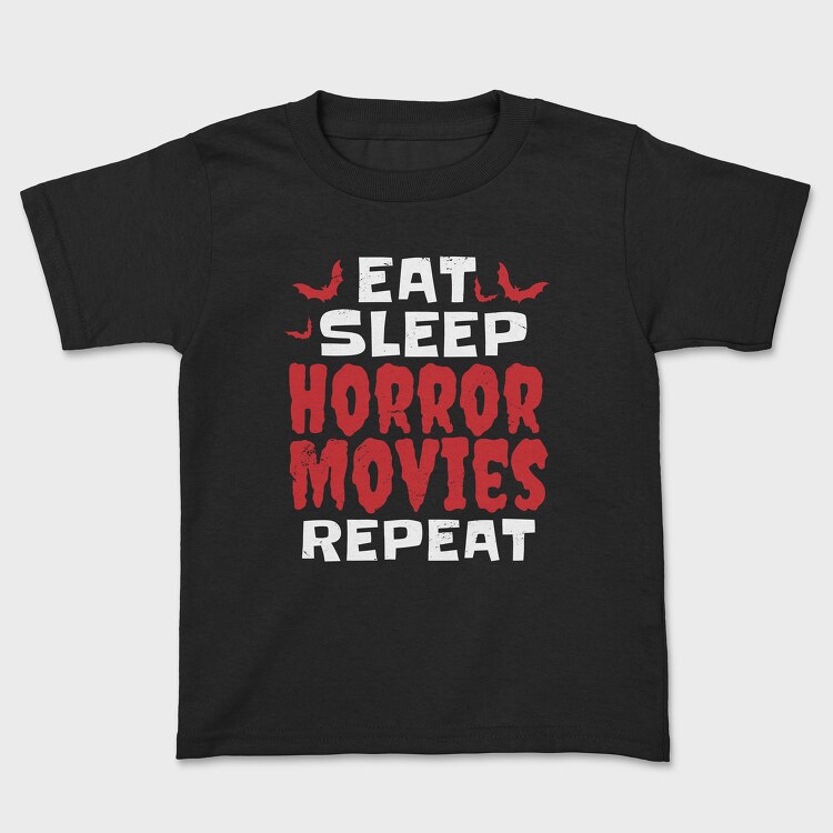 Eat Sleep Horror Movies, Детска Тениска