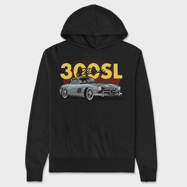 Mercedes Benz 300SL Gullwing, Unisex Men's Hoodie