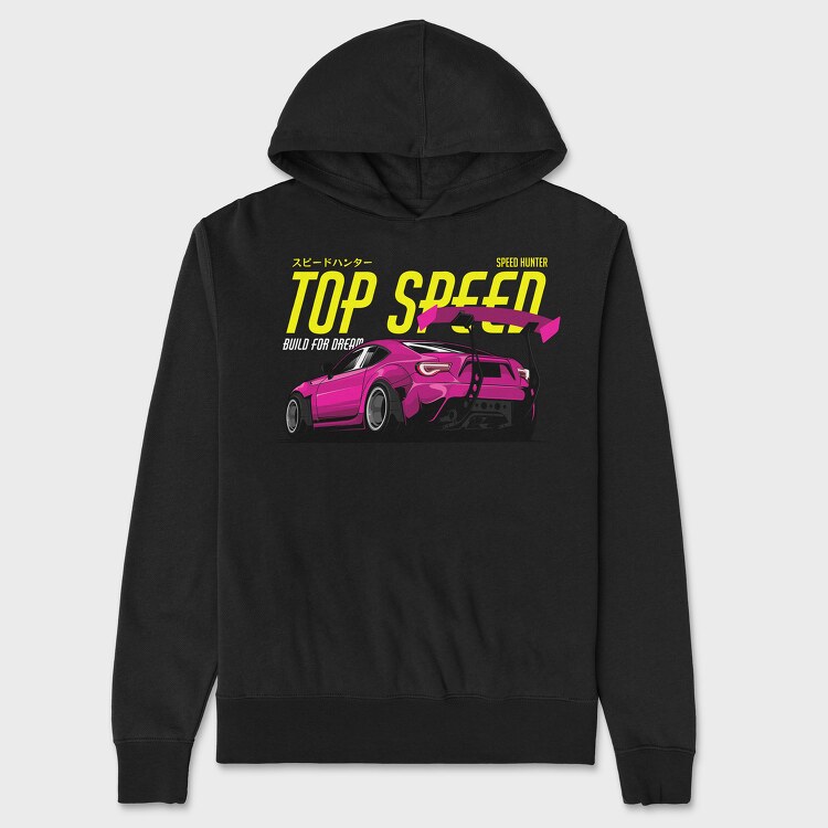 Top Speed Race Car, Унисекс Мъжко Суичър