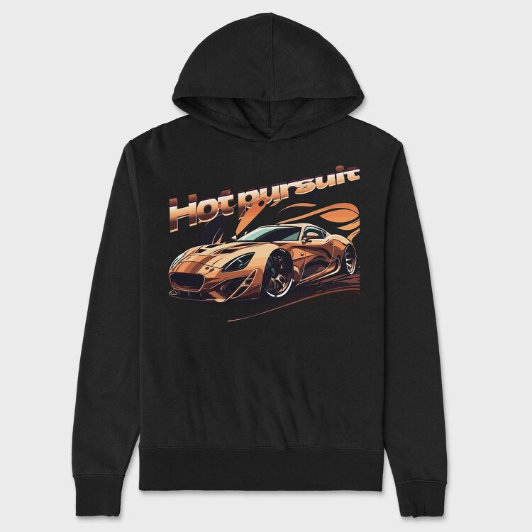 Hot Pursuit Racing Car, Unisex Men's Hoodie