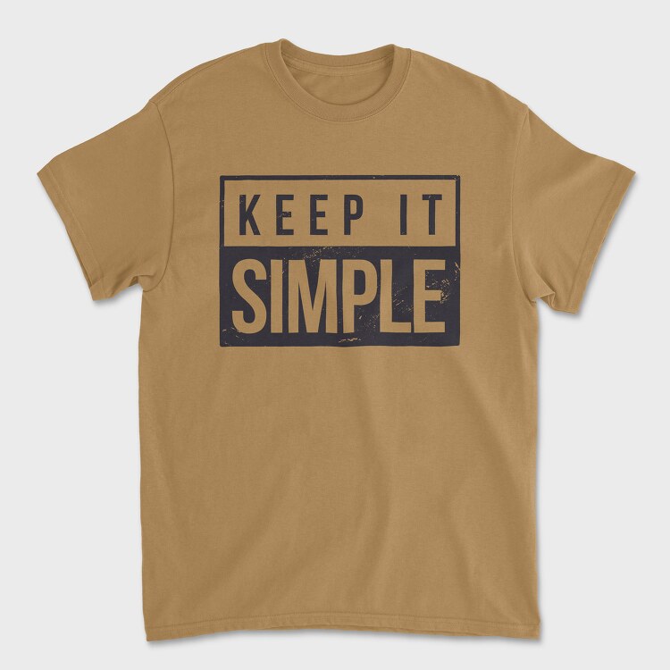 Keep It Simple, Unisex Men's T-Shirt