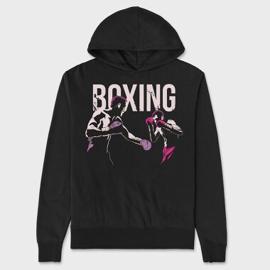 Boxing, Unisex Men's Hoodie