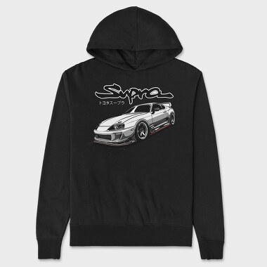 White Supra, Unisex Men's Hoodie