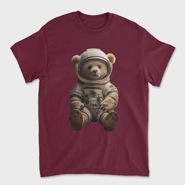 Astronaut Teddy, Unisex Men's T-Shirt
