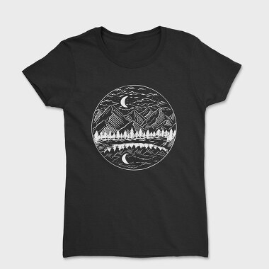 Night Landscape, Women's T-Shirt