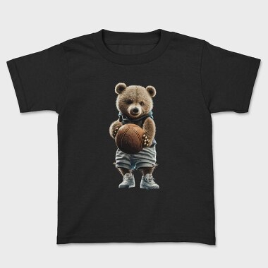 Basket Teddy, Kids' T-Shirt