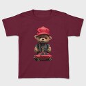 Car Teddy Bear, Kids' T-Shirt