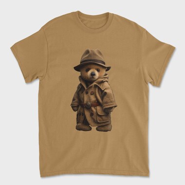 Detective Teddy, Unisex Men's T-Shirt