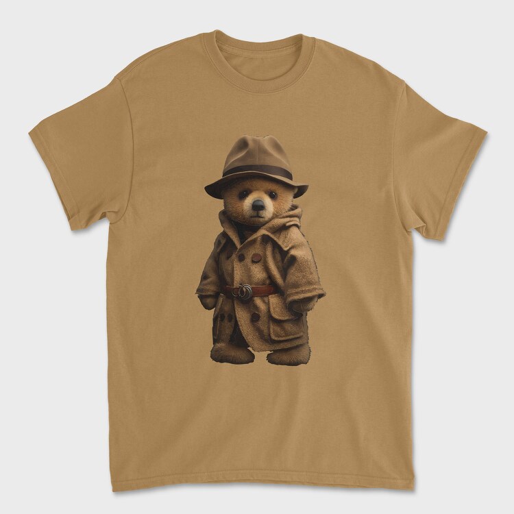 Detective Teddy, Unisex Men's T-Shirt