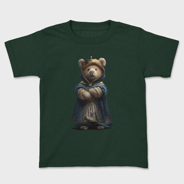 Regal Teddy Bear, Kids' T-Shirt