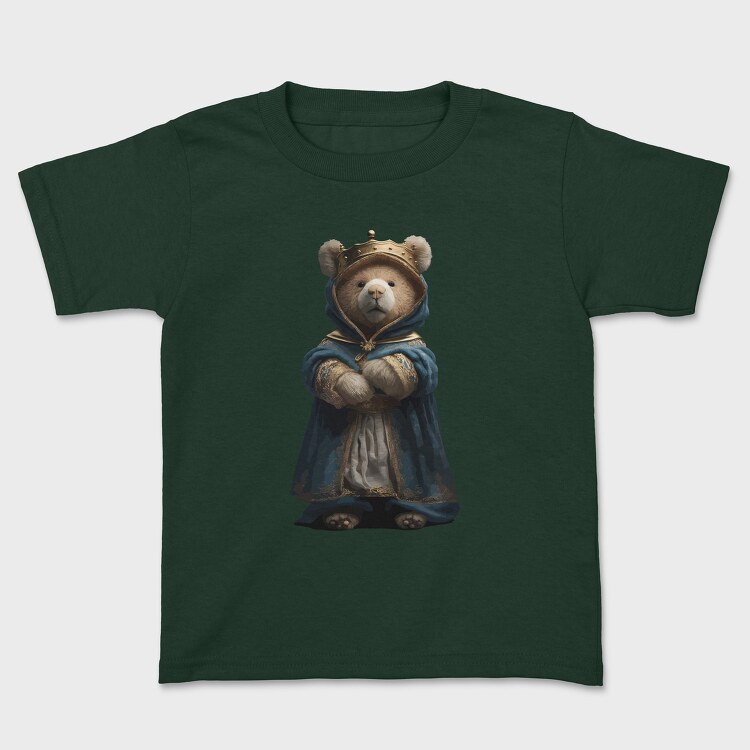 Regal Teddy Bear, Kids' T-Shirt