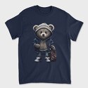 School Teddy Bear, Unisex Men's T-Shirt