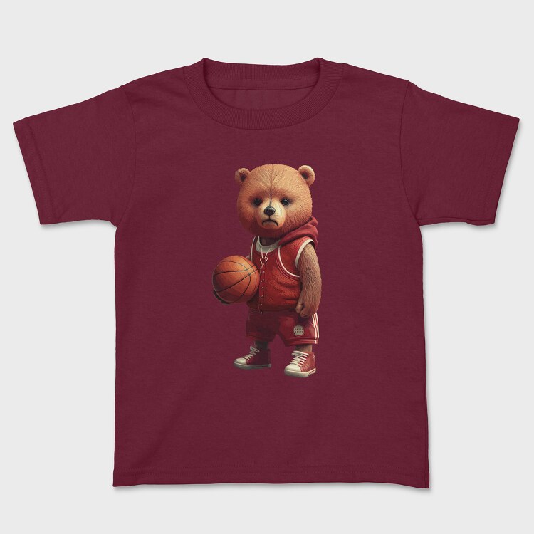 Teddy Basket, Kids' T-Shirt
