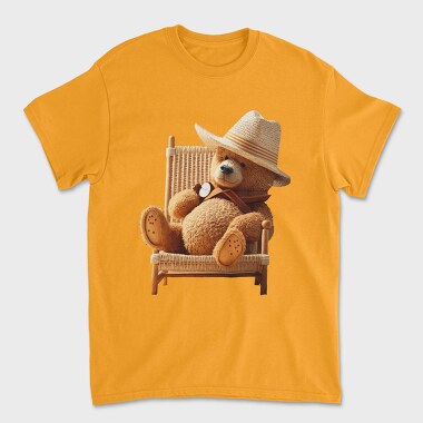 Teddy Bear Hat, Unisex Men's T-Shirt