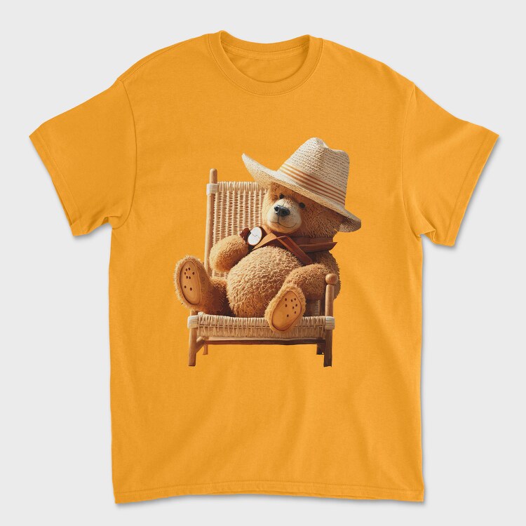 Teddy Bear Hat, Unisex Men's T-Shirt